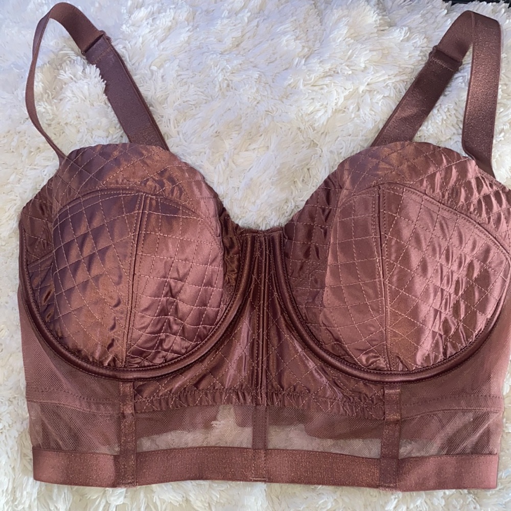 Victoria secret bustier mauve 34DD